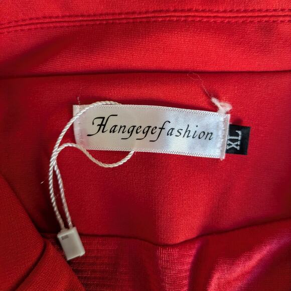 Hangegefashion Collared Mini Dress - Size XL - Picture 3 of 3